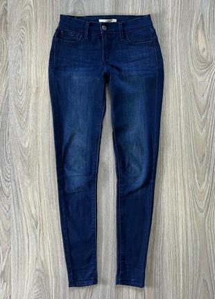 Женские стрейчевые скини джинсы levis 710 super skinny2 фото