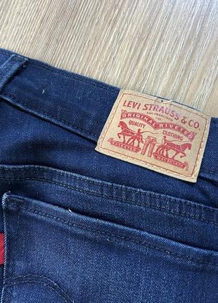 Женские стрейчевые скини джинсы levis 710 super skinny6 фото