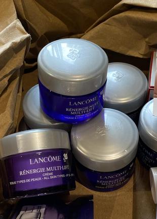 Lancome renergie multi-lift night cream 15ml ночной восстанавливающий антивозрастной крем для4 фото