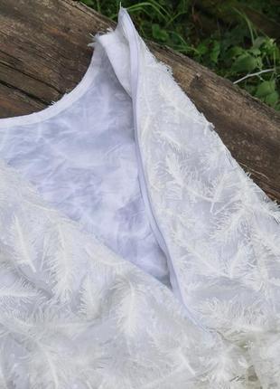 Весільна, вечірня, випускна сукня, біла сукня, дизайнерська сукня6 фото