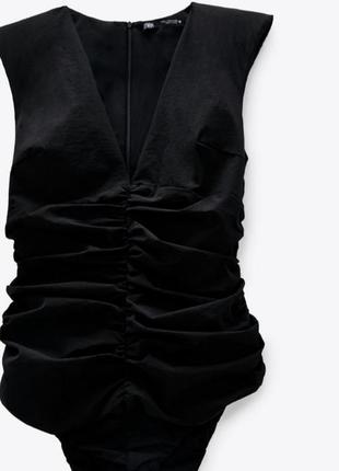 Чорний боді zara (супеп ціна)