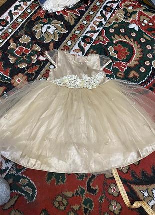 Нарядное платье на девочку 2 года 24 икс