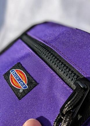 Месенджери dickies, сумки дікіс, фіолетова, сіра, чорна, барсетки4 фото