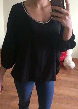 Майка топ блуза кофта з тканинною підкладкою шифонова