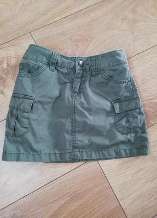 Джинсова котонова спідниця на 6-7 років old navy