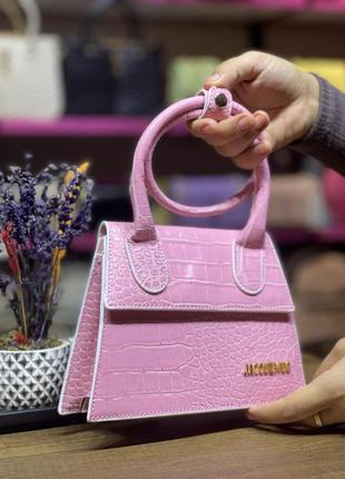 Сумка пітон турція жіноча бежева, сумка з екошкіри встилю jacquemus джаксимус жакмюс2 фото