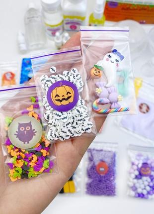 Слайм набор "halloween slime box" от all for slimes9 фото