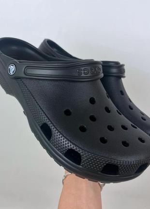 Кроксы сабо crocs classic black original унисекс черные2 фото