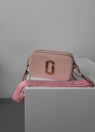 Стильна жіноча сумочка сумка як у барбі світло розова рожева пудрова8 фото