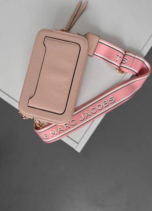 Стильна жіноча сумочка сумка як у барбі світло розова рожева пудрова5 фото