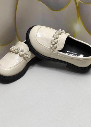 Красивые лоферы ✨ туфли для девочек5 фото