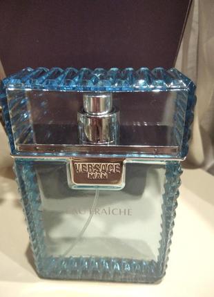 Versace man eau fraiche 100 мл туалетна вода версаче мен фреш духи парфуми чоловічі аромат3 фото
