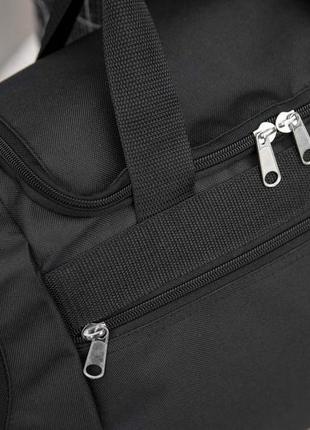 Спортивная сумка nike черная тканевая для тренировок и спортзала на 36 литров9 фото