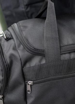 Мужская спортивная сумка nike черная тканевая для фитнеса и тренировок на 36 литров7 фото