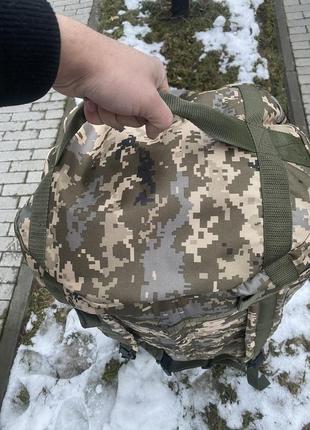 Сумка баул рюкзак пиксель зсу - армейский рюкзак ткань кордура5 фото