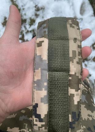 Сумка баул рюкзак пиксель зсу - армейский рюкзак ткань кордура8 фото