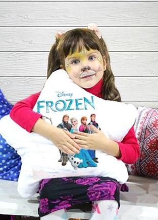 Подушка нічник frozen — світна іграшка фрозен холодне серце5 фото