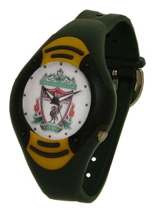 Детские наручные часы для подростков фк ливерпуль, белый циферблат.