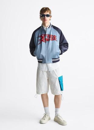 Zara speed racer™ tatsunoko production technical cargo shorts оригінал