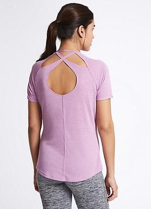 Спортивная футболка свободного кроя m&s activ( размер 14)