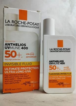 Солнцезащитный флюид la roche-posay антелиос uva 400 spf 50+ 50 мл1 фото