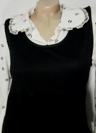 Пижама женская черно белая размер м4 фото