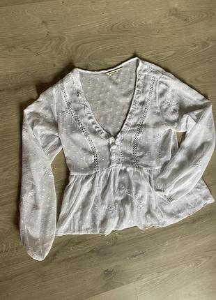 Прозрачная блуза от stradivarius4 фото