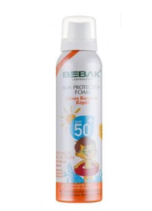 Солнцезащитная пенка для детей spf 50+ bebak, 150 мл1 фото