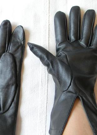 Кожаные перчатки на подкладке р.l4 фото