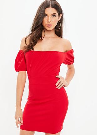 Облегающее красное платье missguided 5