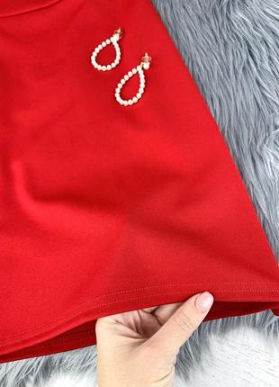 Облегающее красное платье missguided 4