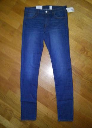 Новые стрейчевые джинсы-скинни 30/34 размер h&m англия5 фото