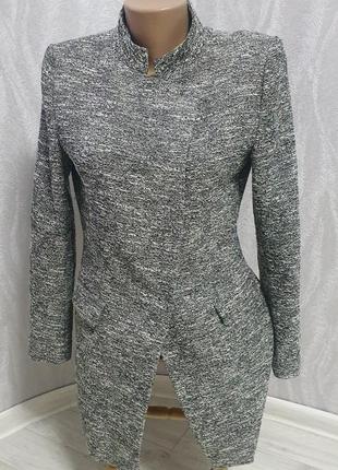 Пиджак пальто, стойка оверсайз. піджак довгий демисезон