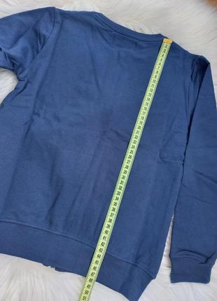 5.10.15 темно-синя шкільна блуза, кофта бомбер, світшот, кардиган для дівчинки5 фото
