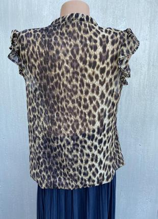 Гарна леопардова блуза3 фото