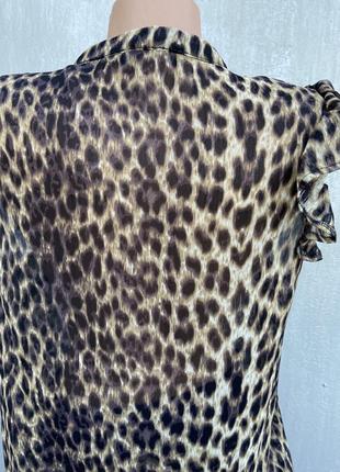 Гарна леопардова блуза4 фото