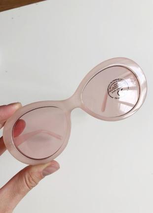Пудрові рожеві іміджеві сонцезахисні окуляри barbie аксесуар барбі3 фото