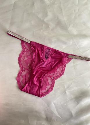 Оригінальні атласні трусики зі стразами