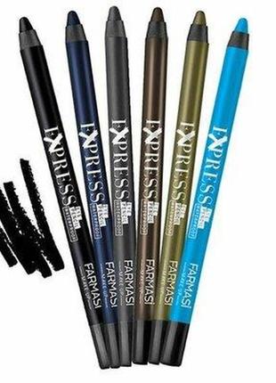 Водостійкий олівець для очей express farmasi.