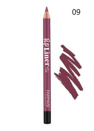 Олівець для губ lip liner farmasi.4 фото