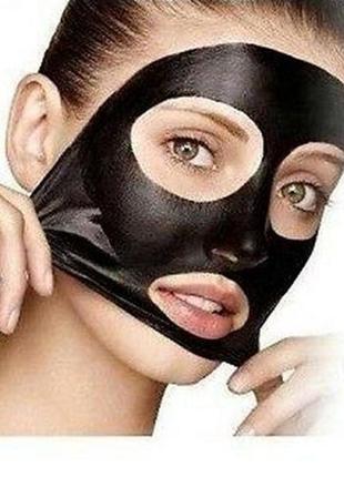 Черная маска для лица от черных точек для очищения пор black mask dr.tuna farmasi1 фото