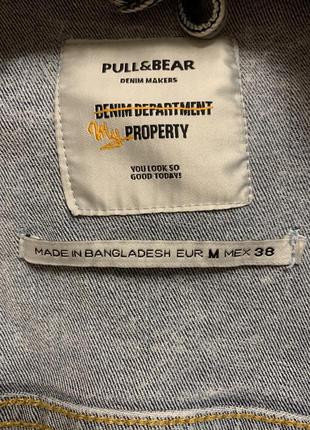 Джинсова куртка pull&amp;bear5 фото