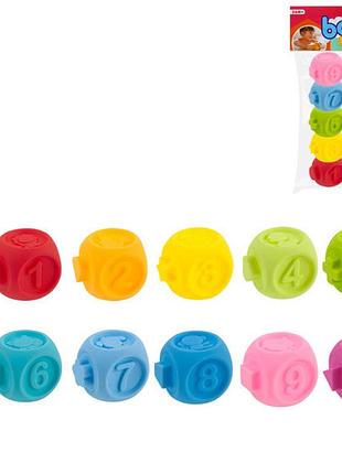 Набор игрушек для ванной конструктор 88-53 текстурные фигуры