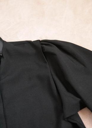 Jaques fath дизайнерская коллекционная шерстяная блуза рубашка5 фото