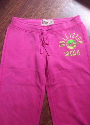 Розовые спортивные штаны женские xs hollister