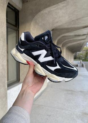 New balance 9060 black white, кросівки жіночі нью баланс, кросовки женские нб 9060, кроссовки женские весна осень