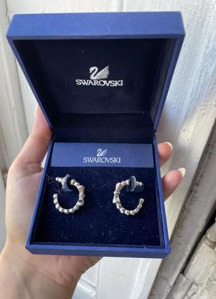 Сережки swarovski