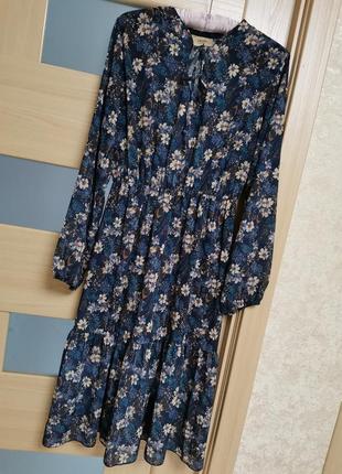 Шифонове плаття у квітковий принт