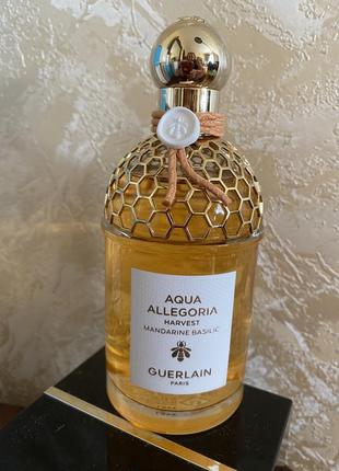 Розпив оригінальну парфумерію, guerlain aqua allegoria mandarine basilic harvest, герлен водна алегорія мандарин базилік харвест6 фото