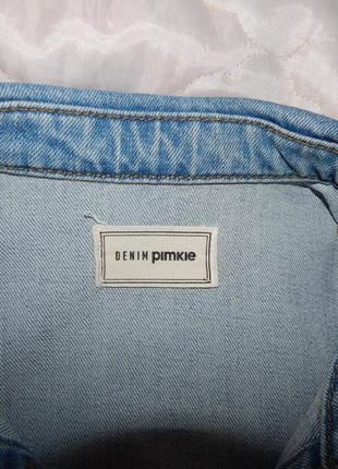 Куртка джинсовая женская vintage denim pimkie, ukr 44-46, eur 38 017dg (в указанном размере, только 1 шт)5 фото